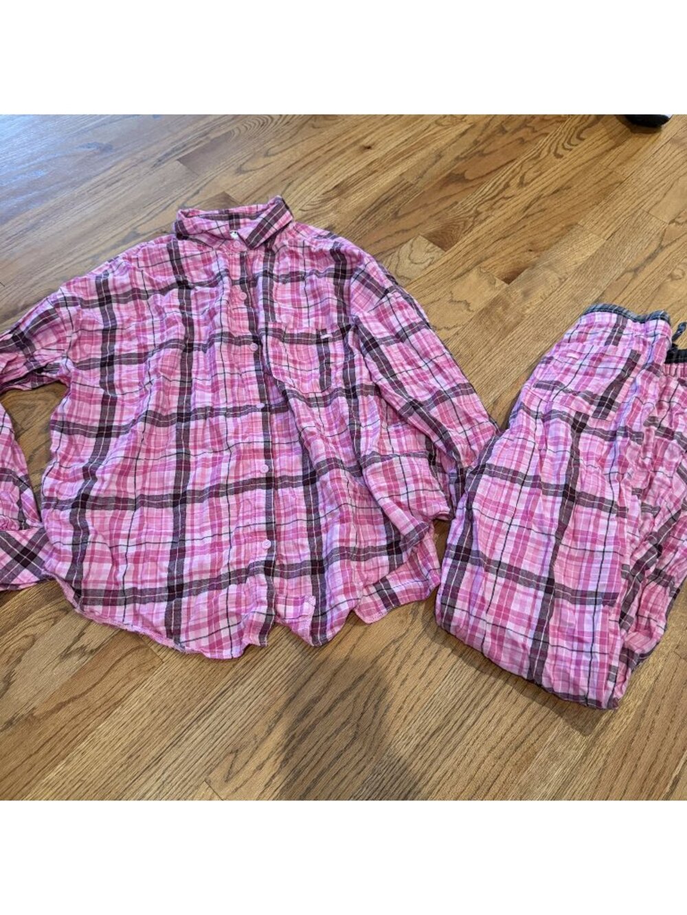 VIctoria Secret Pink Womens Pink Pajama Set XS/ Small